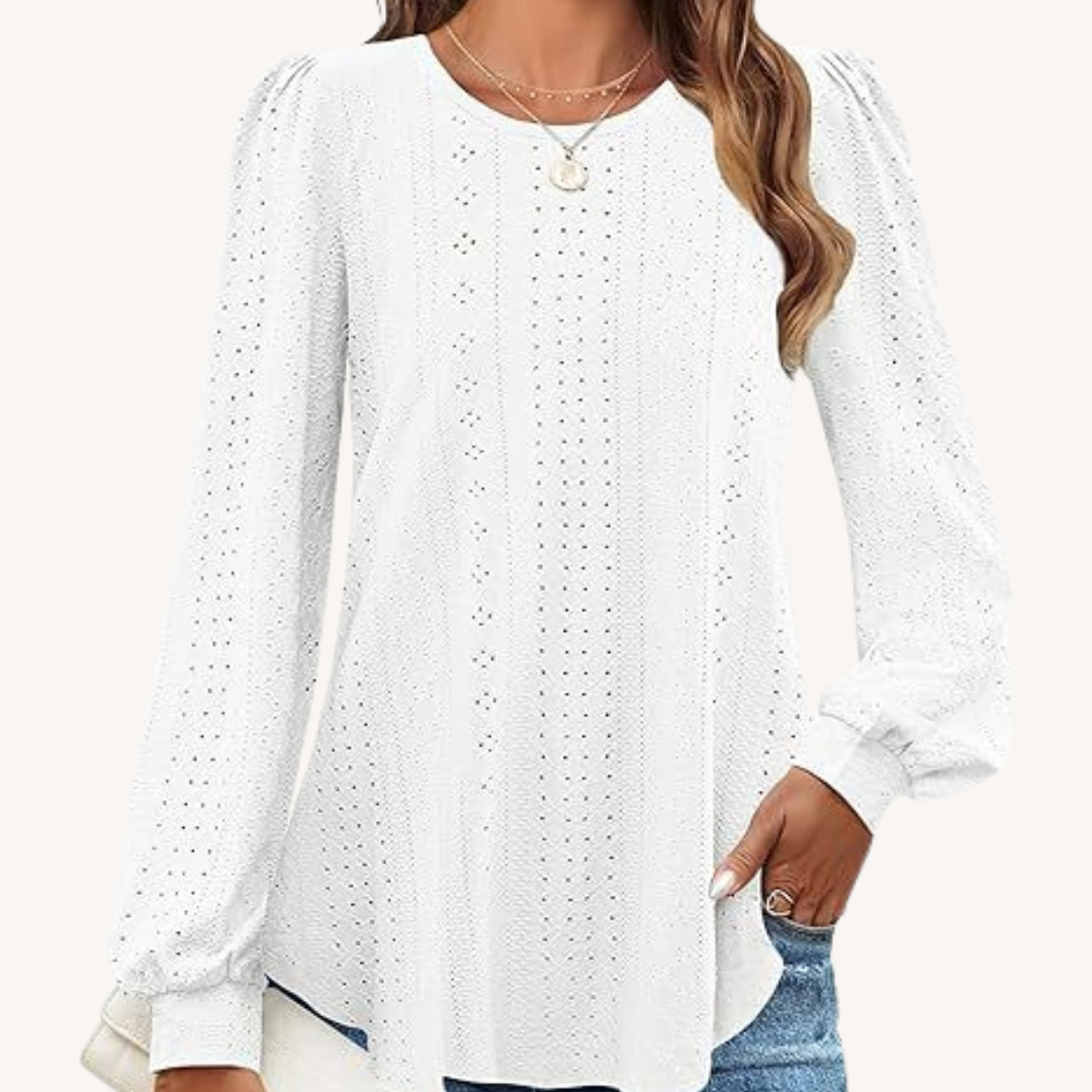 Penny | Loose-Fit Lantern Sleeve T-Shirt