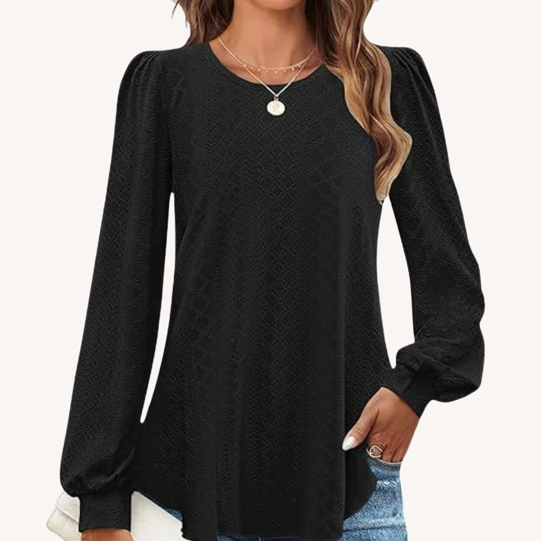 Penny | Loose-Fit Lantern Sleeve T-Shirt