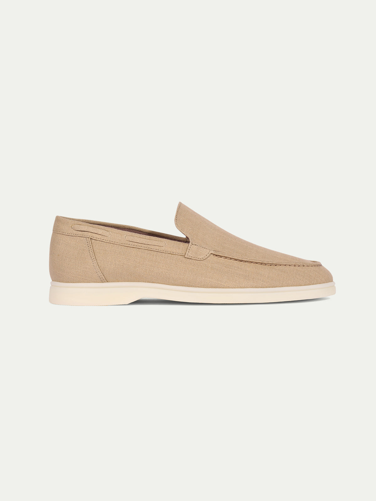 Beige - Linen Yacht Loafers