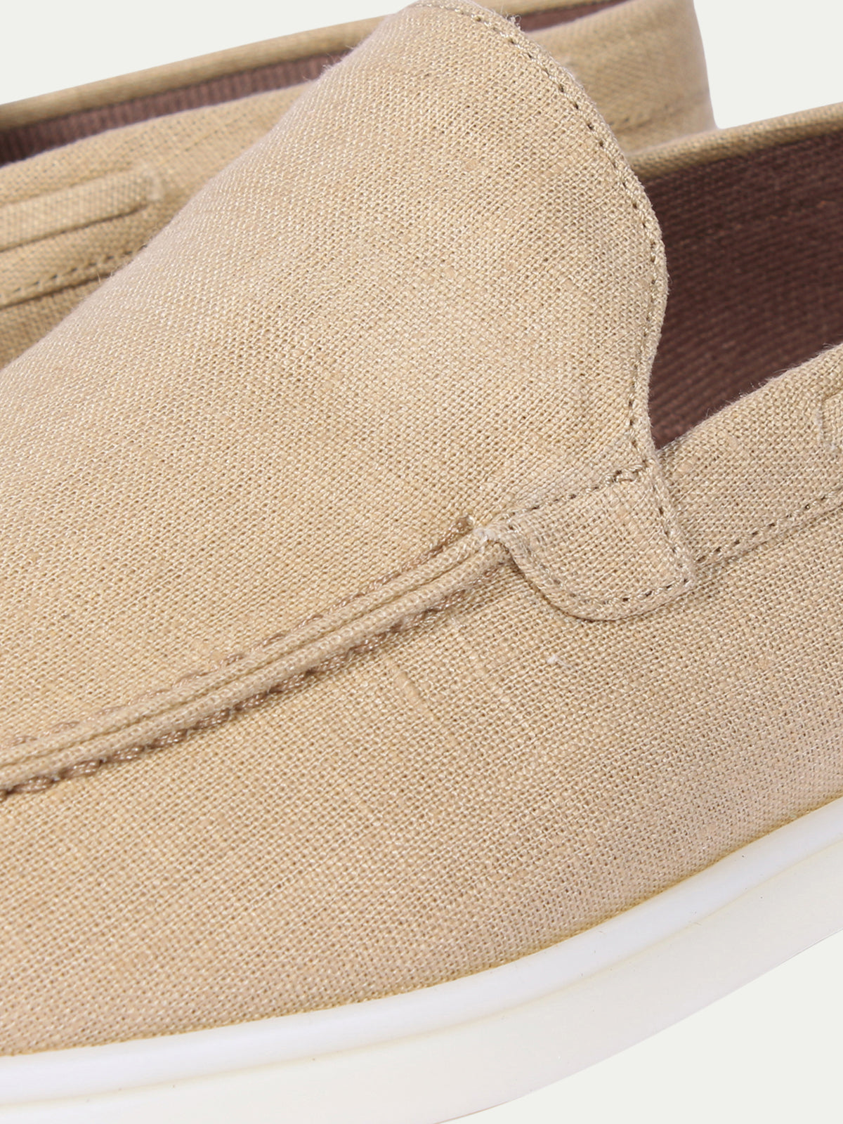 Beige - Linen Yacht Loafers
