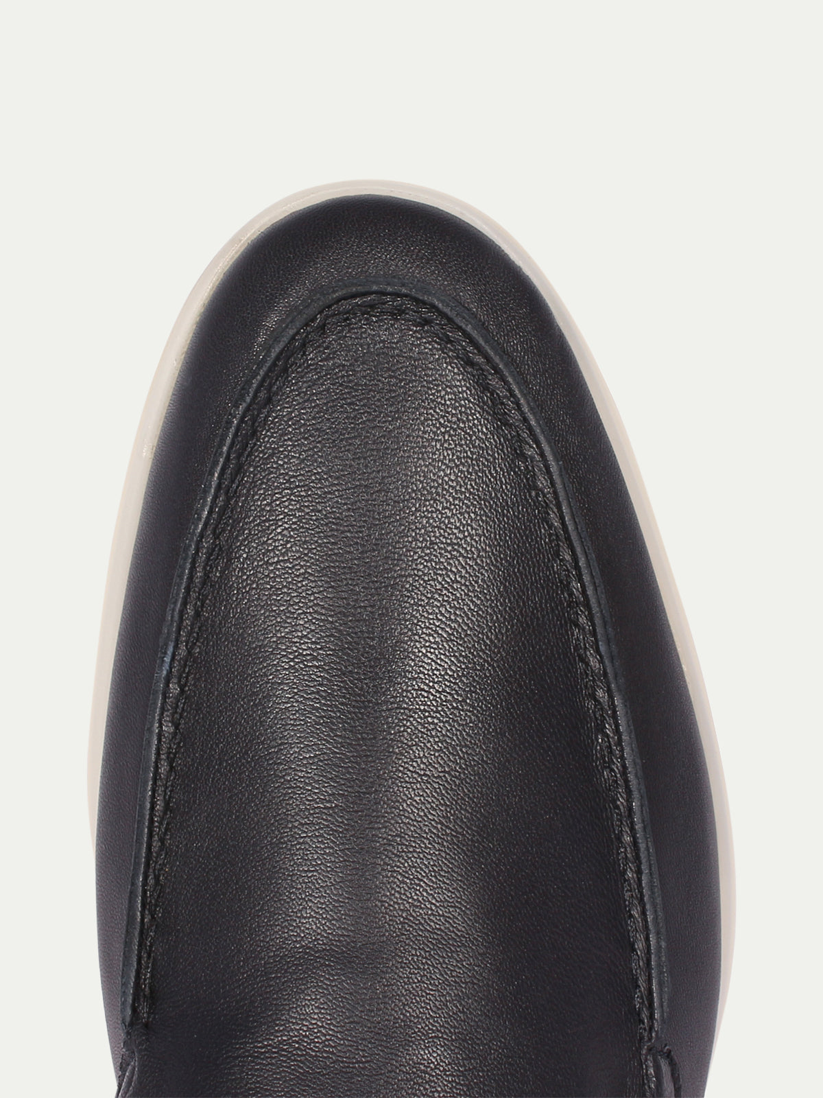 Navy - Leather Yacht Loafers