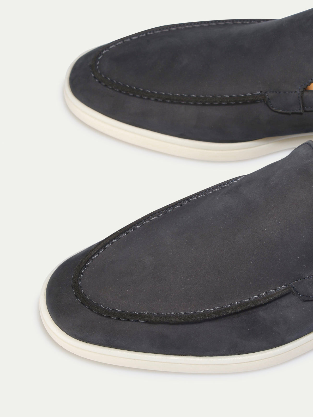 Navy Nubuck - Yacht Loafers