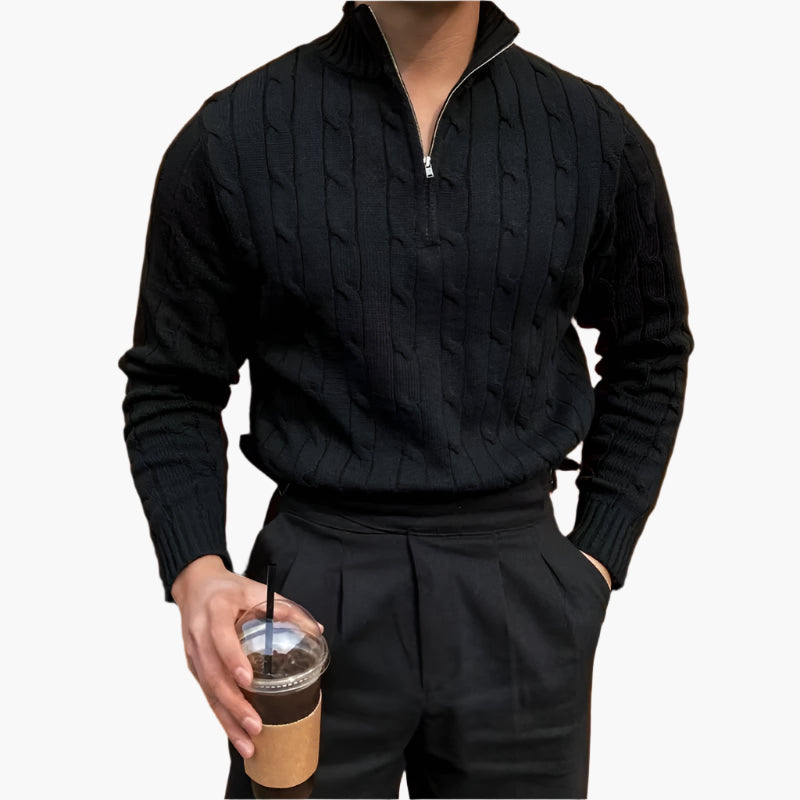 Glenn Half Zip Sweater
