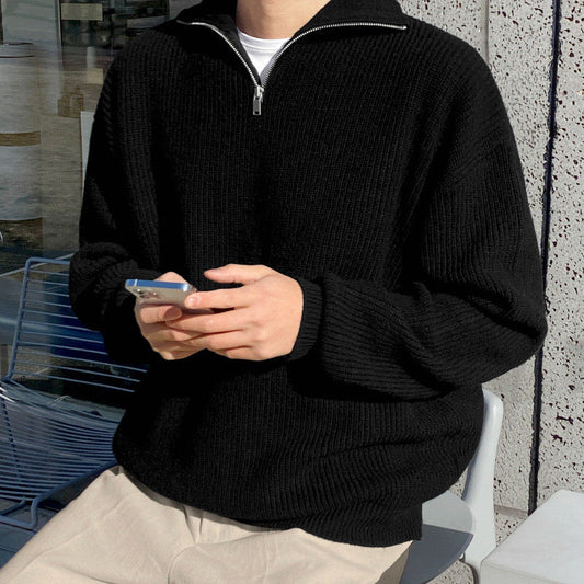 Cotton Quarter Zip