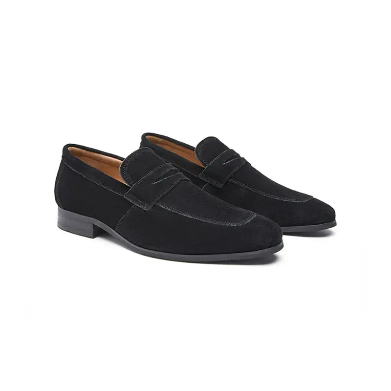 OLD MONEY - SUEDE STRAP LOAFERS