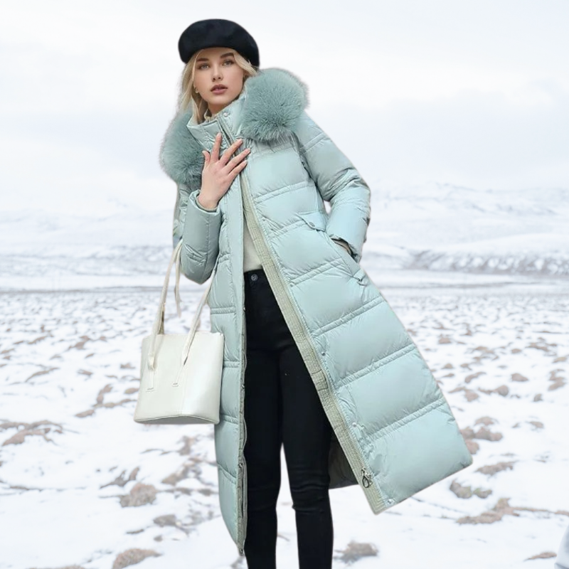 Melanie | Luxurious winter parka with fur hood