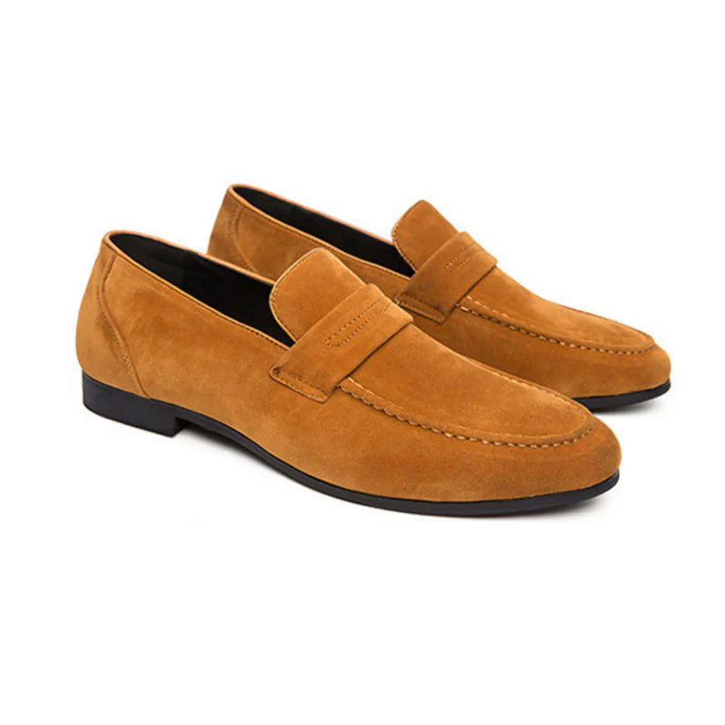 OLD MONEY - SUEDE STRAP LOAFERS