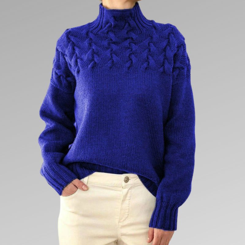 Raquel | Elegant cable knit sweater