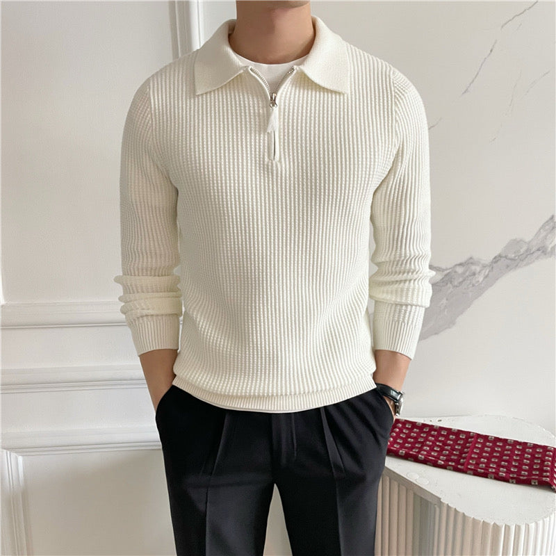 Knit Zipped Sweater