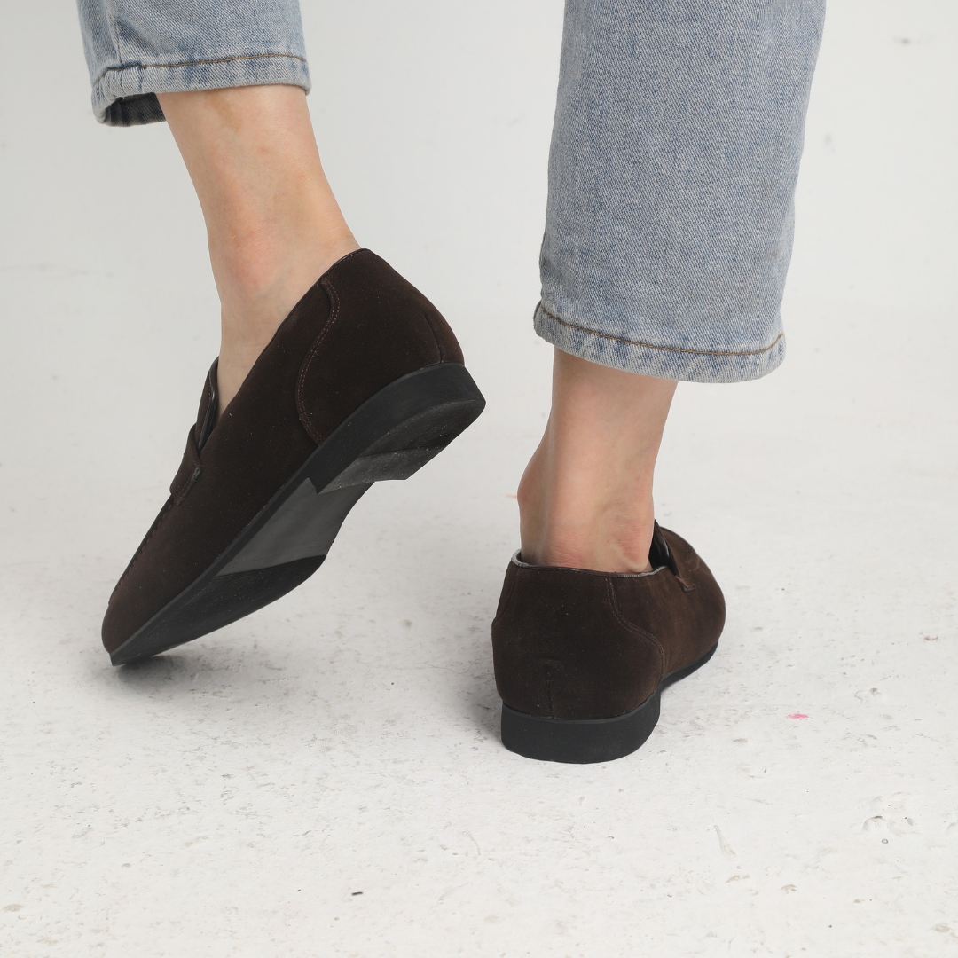 OLD MONEY - SUEDE STRAP LOAFERS