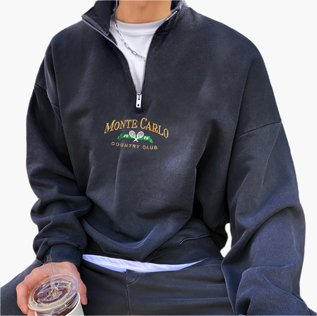 Monte Carlo Vintage Quarter Zip