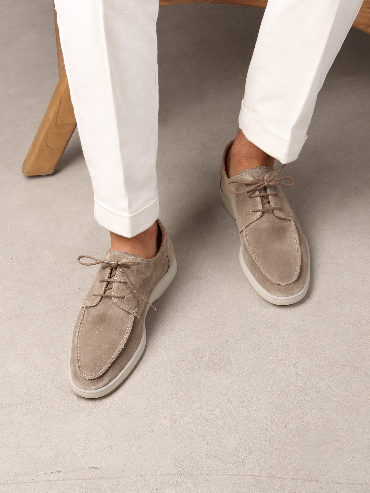 Light Grey - Boat Loafers