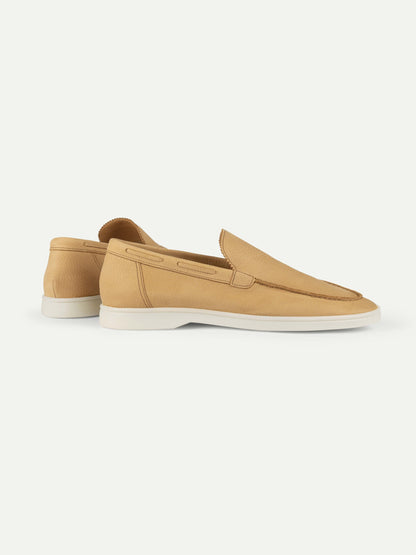 Beige Nubuck - Yacht Loafers