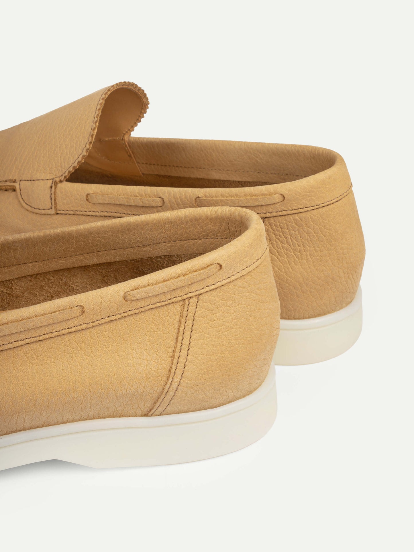 Beige Nubuck - Yacht Loafers
