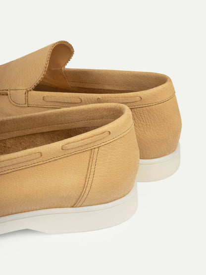 Beige Nubuck - Yacht Loafers