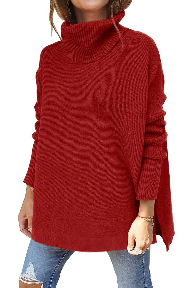 Demi - High neck knitted sweater