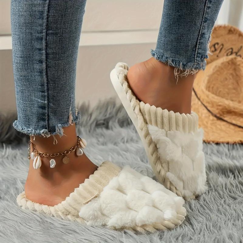 Catherine | Cozy winter fuzzy slippers