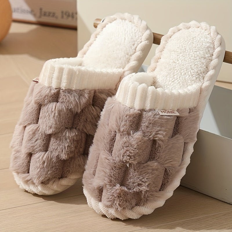 Catherine | Cozy winter fuzzy slippers