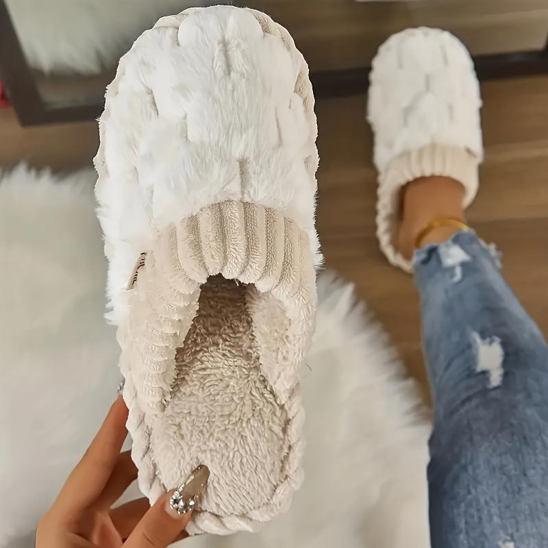 Catherine | Cozy winter fuzzy slippers