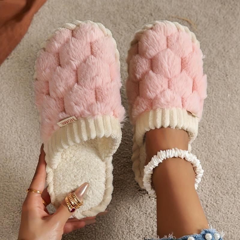 Catherine | Cozy winter fuzzy slippers