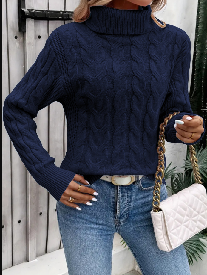 Ericka | Knit turtleneck sweater