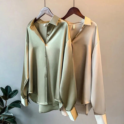 Jessa | Women's satin shirt