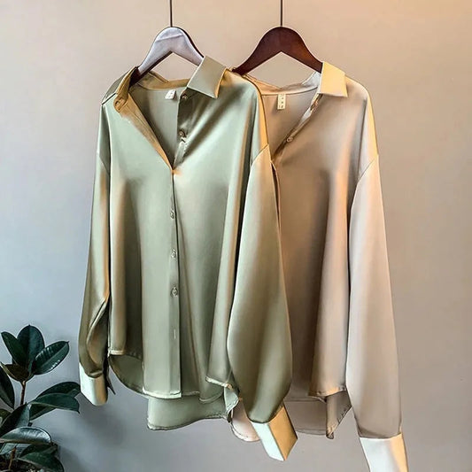 Jessa | Women's satin shirt